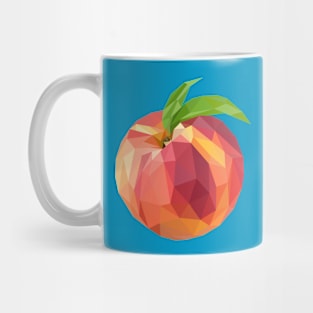 Peach Low Poly Art Mug